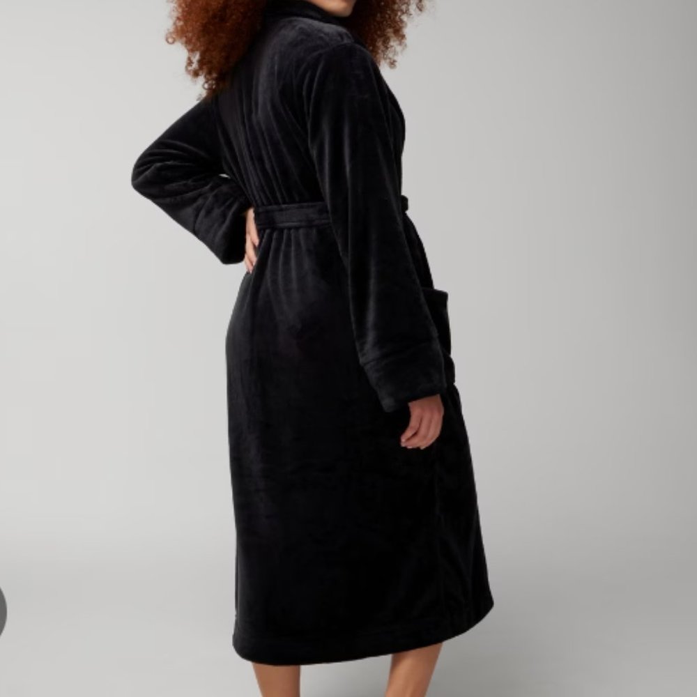 NWT Soma PLUSH Long-Sleeve Long Robe - Picture 4 of 5